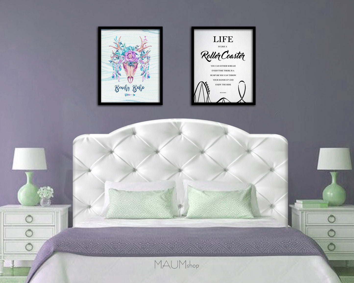 Life is like a roller coaster Quote Framed Print Wall Decor Art Gifts