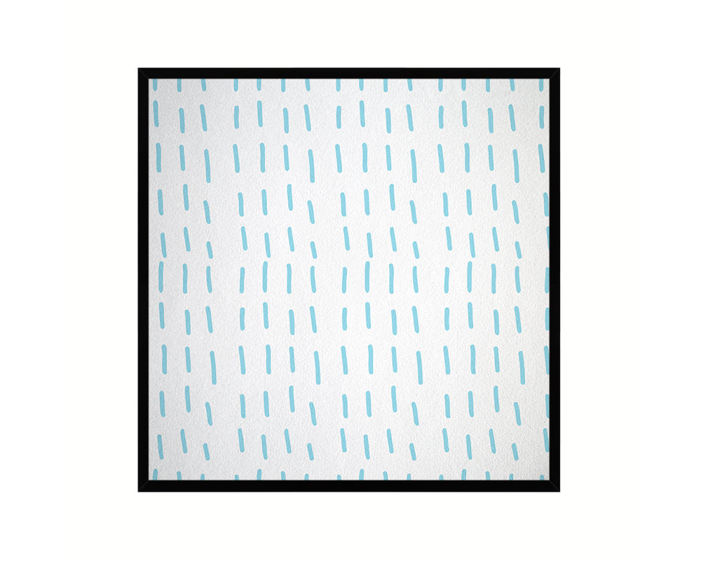 Abstract Aqua Artwork Wood Frame Gifts Modern Wall Decor Art Prints