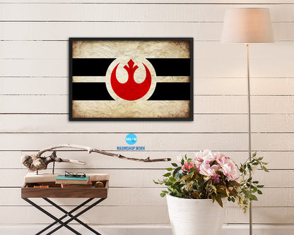 Alliance to Restore the Republic Vintage Military Flag Framed Print Sign Decor Wall Art Gifts