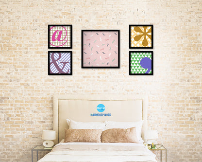 Abstract Artwork Wood Frame Gifts Modern Wall Decor Art Prints
