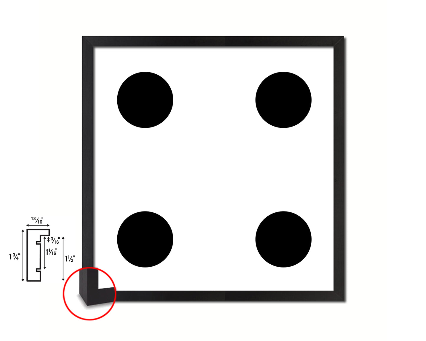 Dice 4 Punctuation Symbol Framed Print Home Decor Wall Art English Teacher Gifts