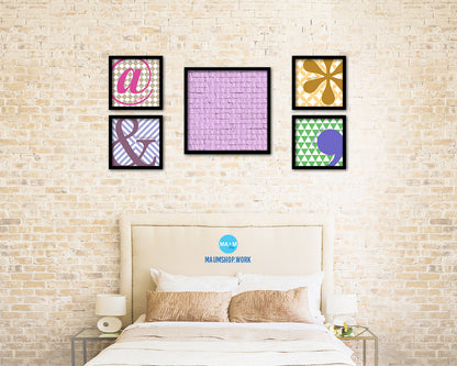 Abstract Pink Artwork Wood Frame Gifts Modern Wall Decor Art Prints