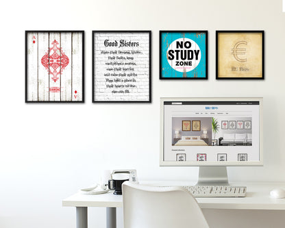 Good Sisters share their dreams Quote Framed Print Home Decor Wall Art Gifts