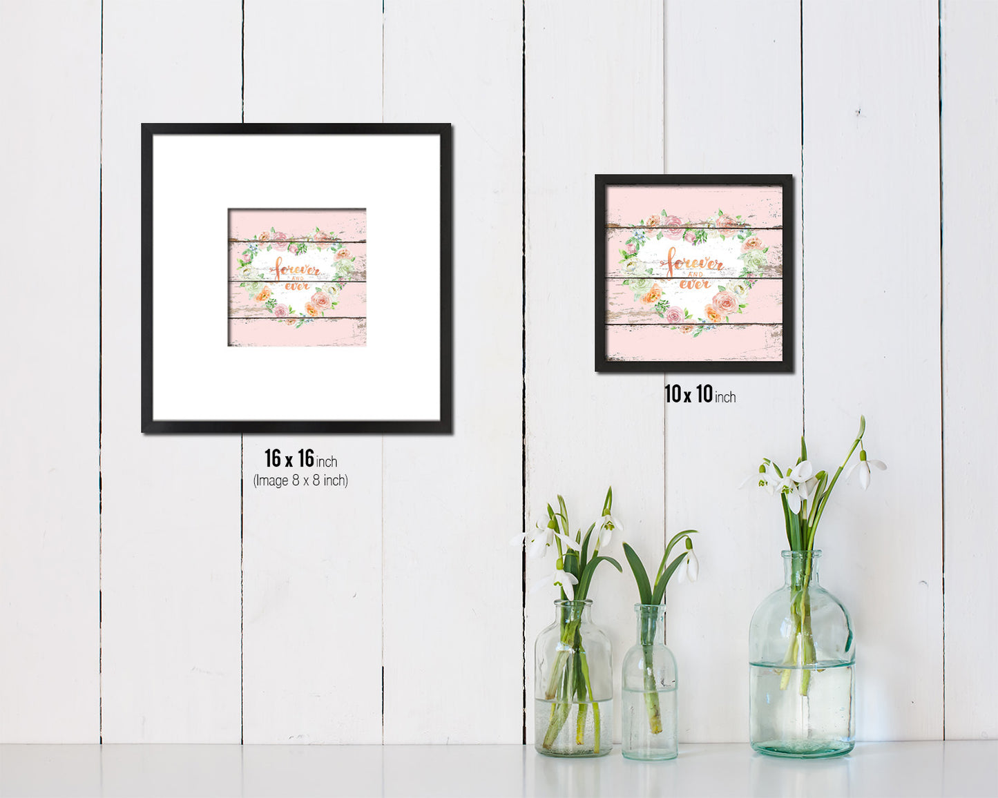 Forever and ever Quote Framed Print Home Decor Wall Art Gifts