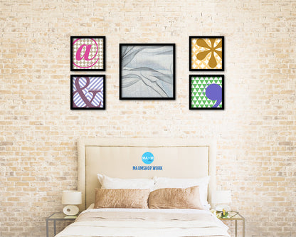 Abstract Artwork Wood Frame Gifts Modern Wall Decor Art Prints