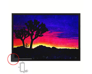 Sunrise in Africa Landscape Painting Print Art Frame Home Wall Decor Gifts