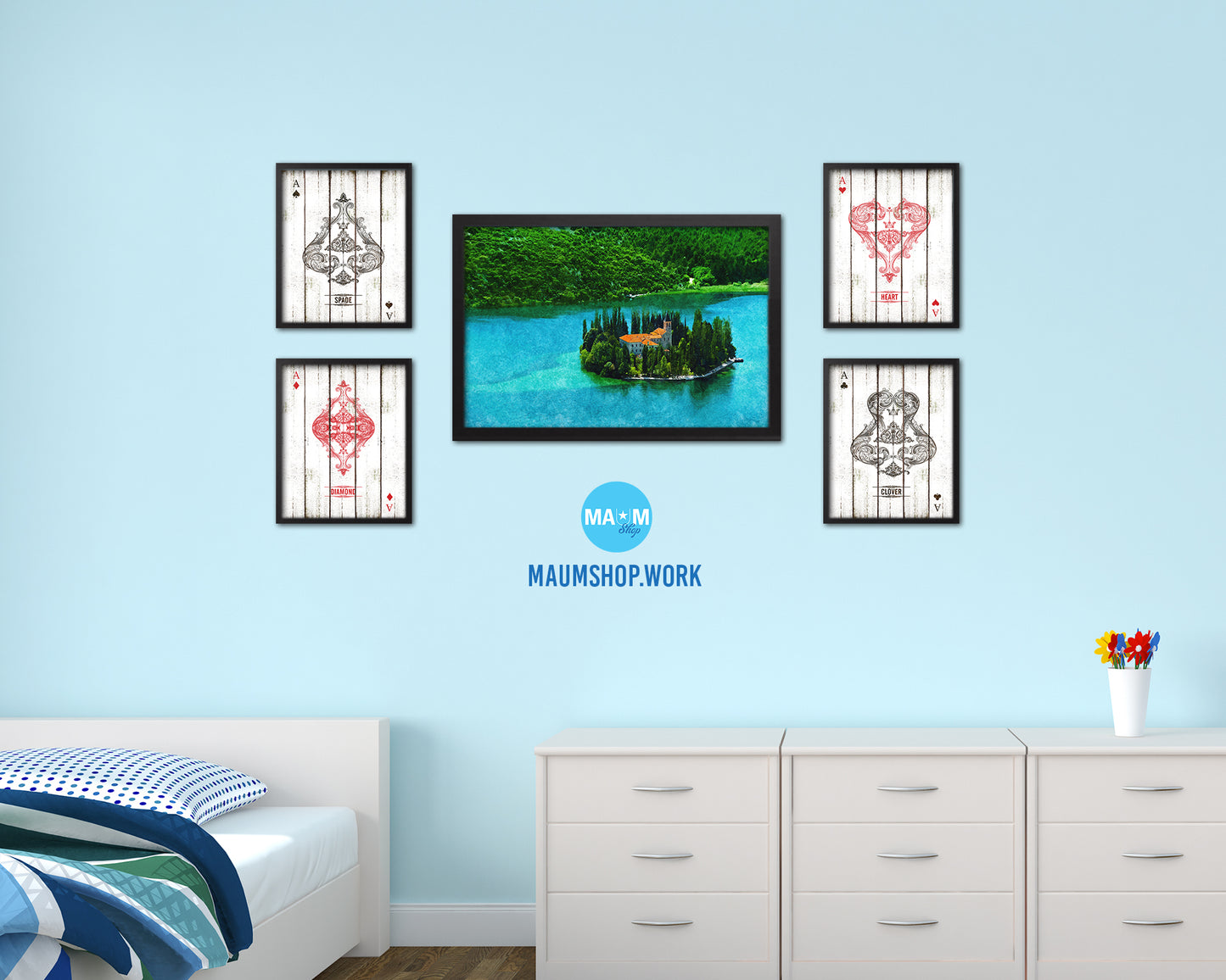 Visovac Christian Monastery Island, Krka National Park, Europe, Croatia, Landmark