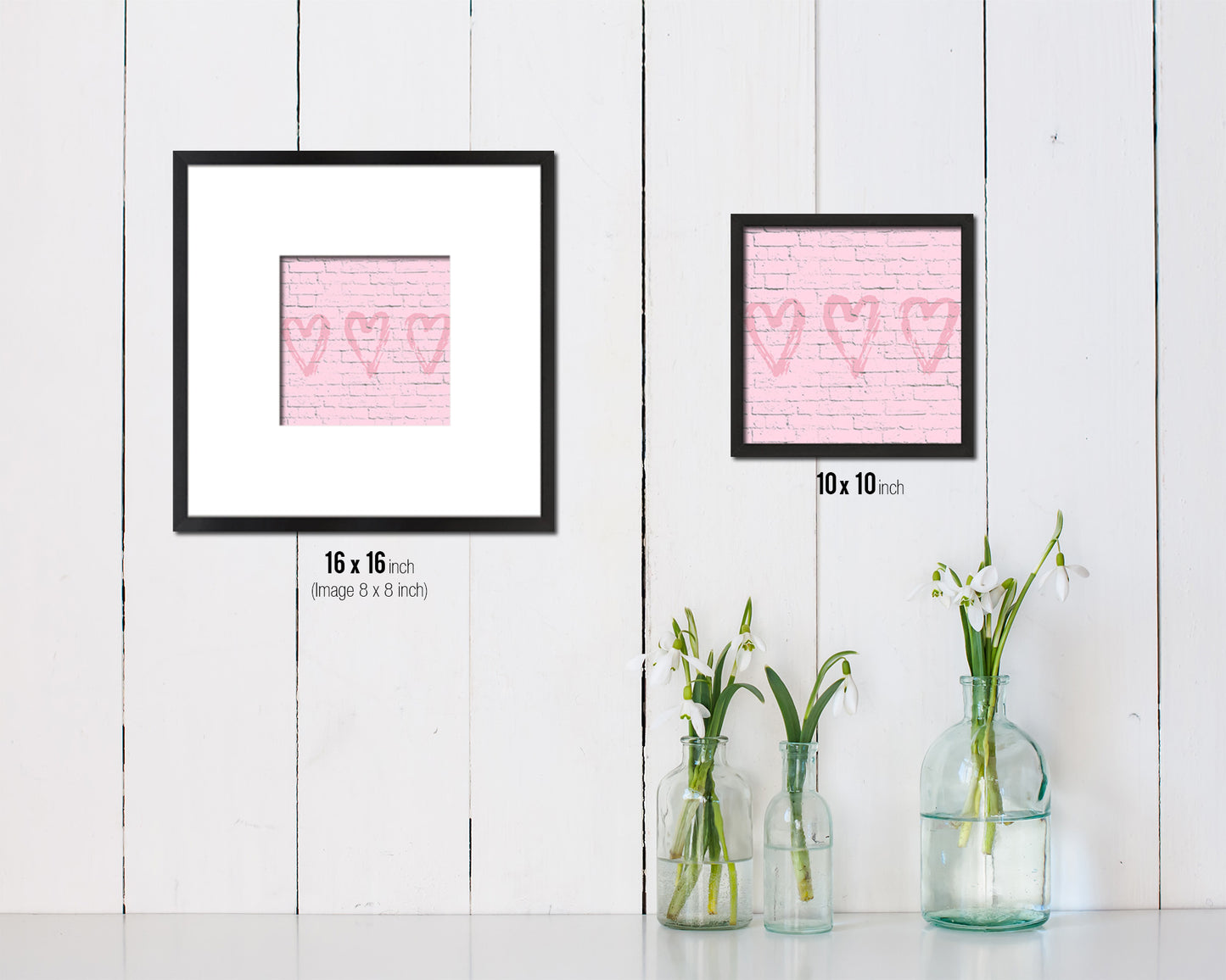 Brush Object Abstract Artwork Wood Frame Gifts Modern Wall Decor Art Prints