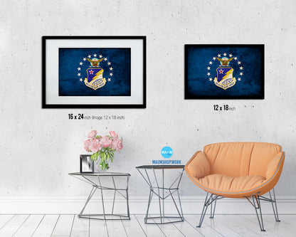 627th Air Base Group Emblem Paper Texture Flag Framed Prints Home Decor Wall Art Gifts