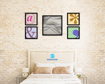 Abstract Line Artwork Wood Frame Gifts Modern Wall Decor Art Prints