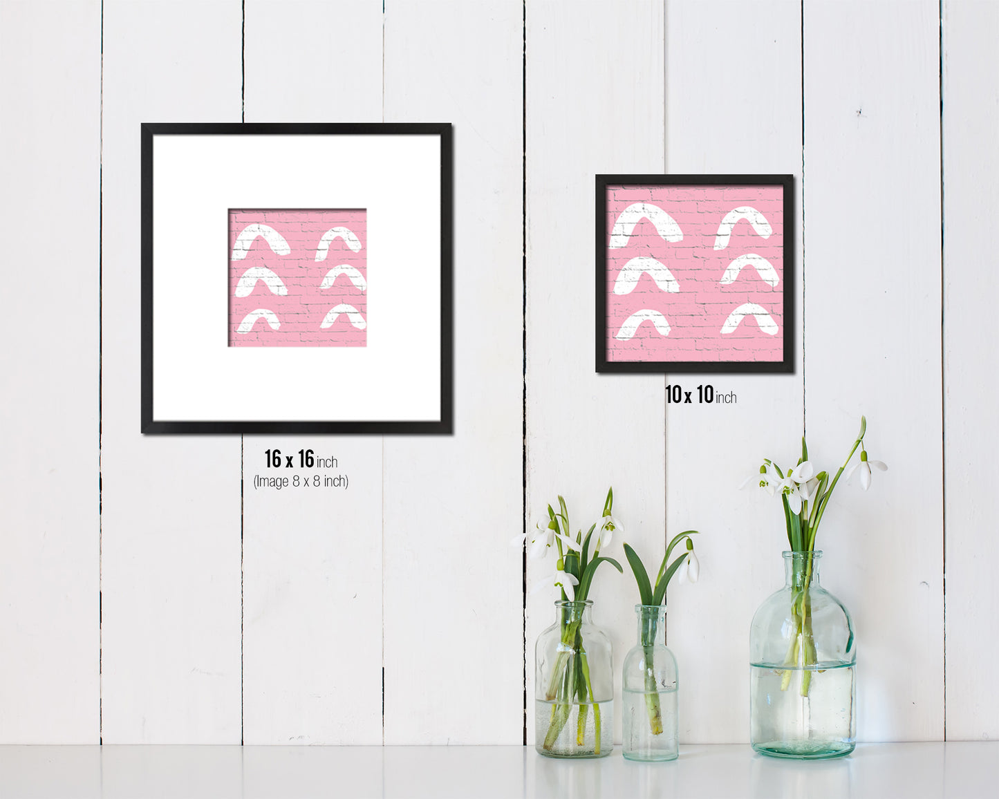 Brush Object Abstract Artwork Wood Frame Gifts Modern Wall Decor Art Prints