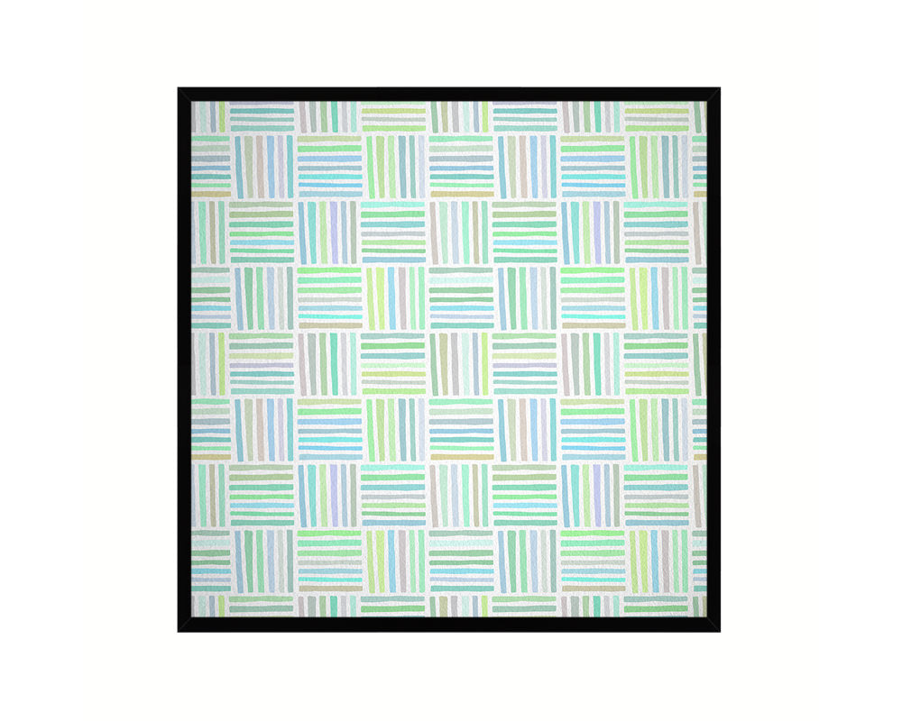 Abstract Blue Artwork Wood Frame Gifts Modern Wall Decor Art Prints