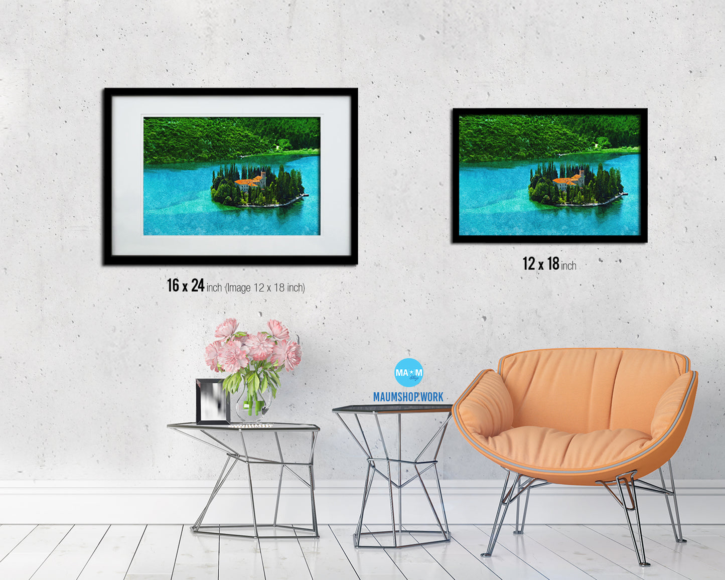 Visovac Christian Monastery Island, Krka National Park, Europe, Croatia, Landmark