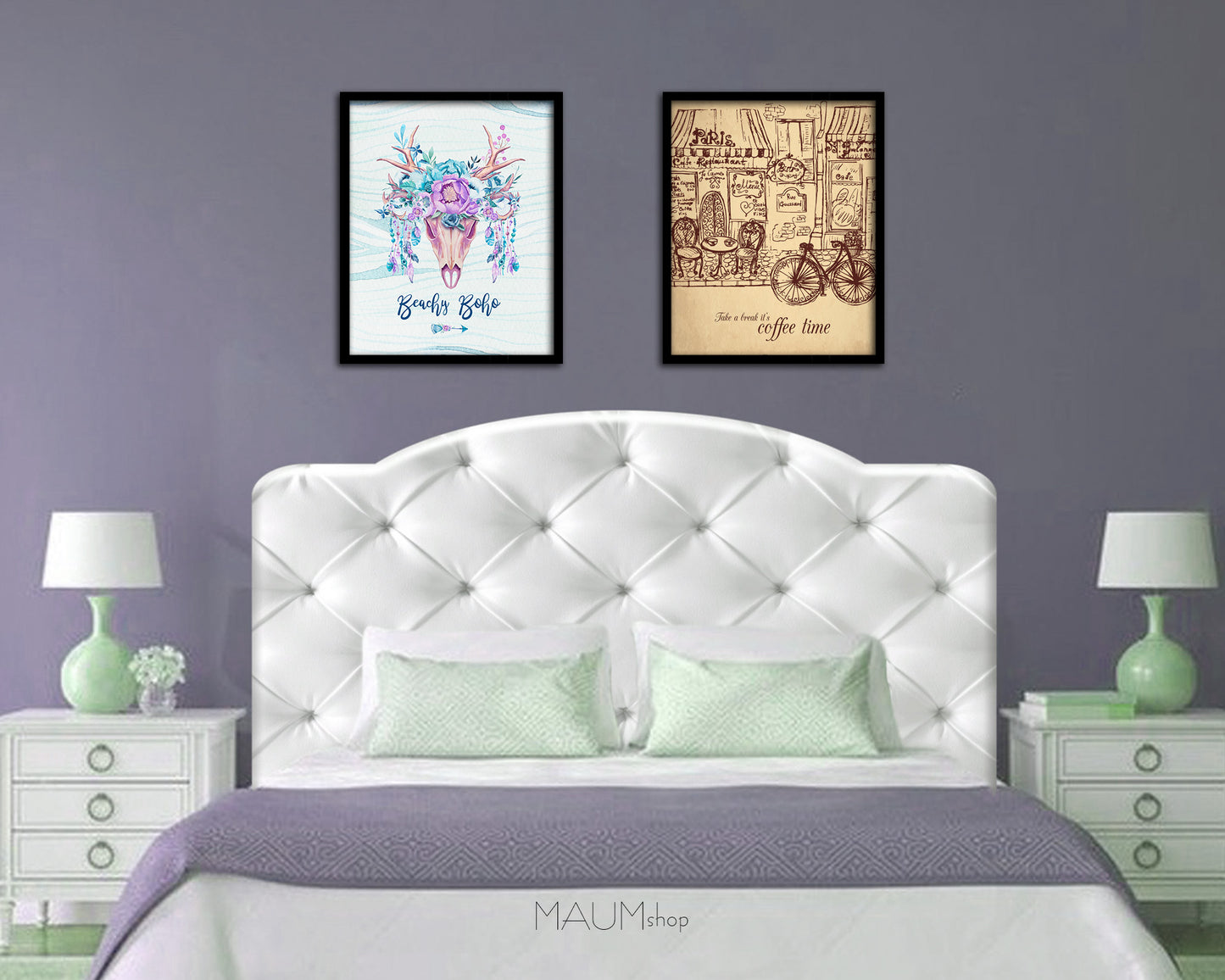 Take a break it's coffee time Quote Framed Print Wall Decor Art Gifts