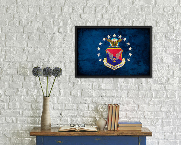 628th Air Base Wing Emblem Paper Texture Flag Framed Prints Home Decor Wall Art Gifts