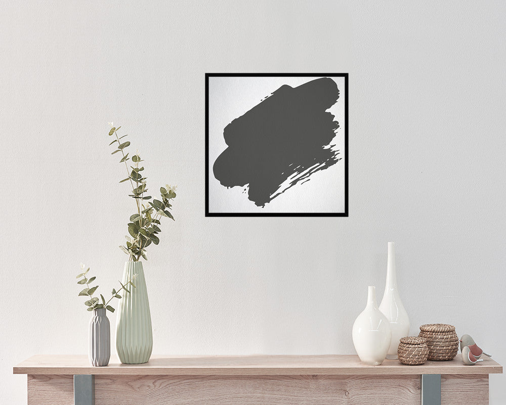 Brush Object Abstract Artwork Wood Frame Gifts Modern Wall Decor Art Prints