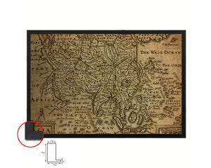 Asia John Speed 1675 Vintage Map Framed Print Art Wall Decor Gifts