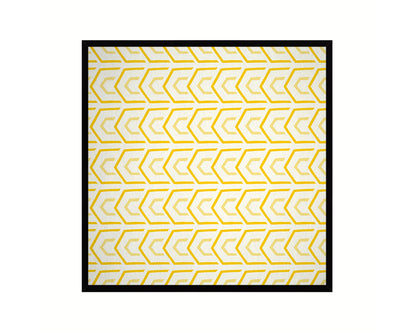 Abstract Yellow Artwork Wood Frame Gifts Modern Wall Decor Art Prints