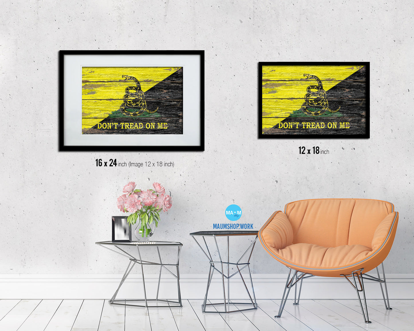 Fire Department Fire Fighter Wood Rustic Flag Wood Framed Print Wall Art Decor Gifts