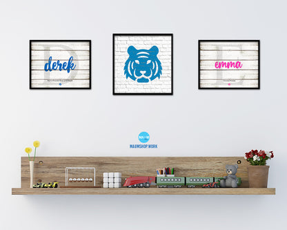 Tiger Animal Nursery Room Fine Art Paper Prints Home Decor Wall Art Gifts