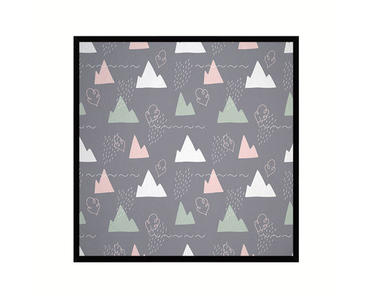 Abstract Painting Artwork Wood Frame Gifts Modern Wall Decor Art Prints