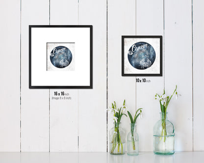 Cancer Astrology Prediction Yearly Horoscope Wood Framed Print Wall Art Decor Gifts