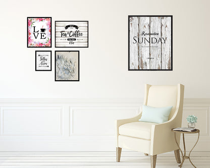 Resurrection Sunday He is risen indeed, 1 Peter 1:3 Quote Framed Print Home Decor Wall Art Gifts