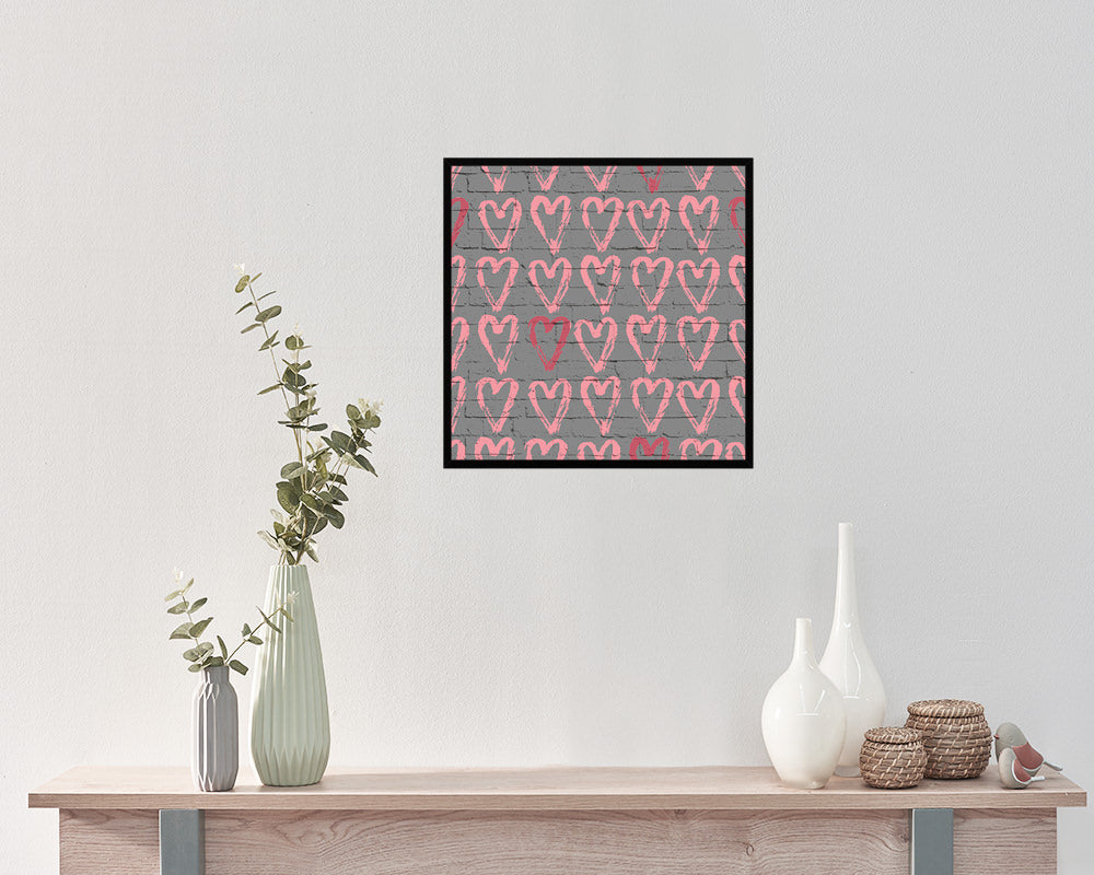 Shape Abstract Artwork Wood Frame Gifts Modern Wall Decor Art Prints