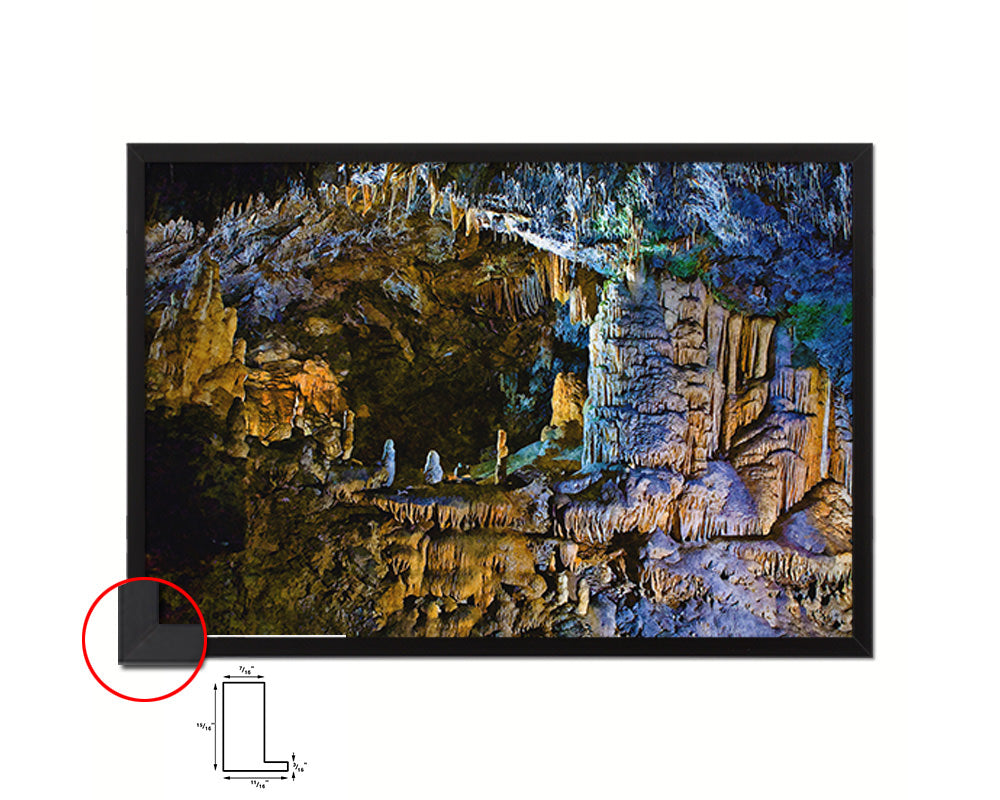 Beautiful Cave Artwork Painting Print Art Frame Home Wall Decor Gifts