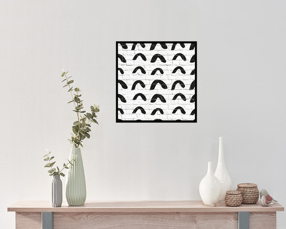 Shape Abstract Artwork Wood Frame Gifts Modern Wall Decor Art Prints